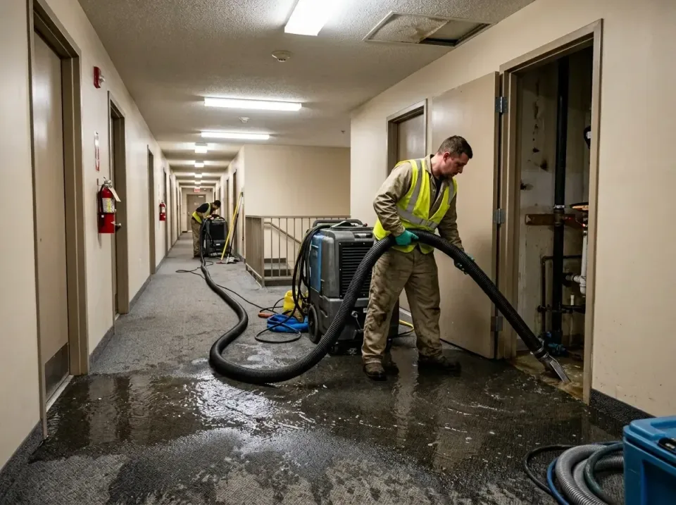 multi-unit-apartment-hallway-f-005 — frequently asked questions, Emergency Burst Pipe Water Extraction & Removal in Sully Sq…